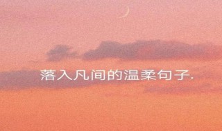 安静唯美有哲理的句子（安静唯美有哲理的句子简短）