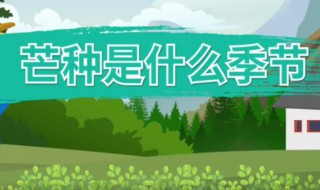 芒种属于哪个季节的节气（芒种属于什么季节的节气）