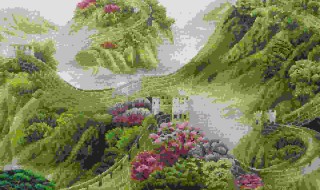 十字绣客厅挂画（十字绣客厅挂画以墙挂还是以沙发挂）