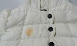 怎样去除羽绒服上的油渍 怎样去除羽绒服上的油渍小窍门