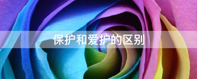 保护和爱护的区别 保护和爱护的区别一年级