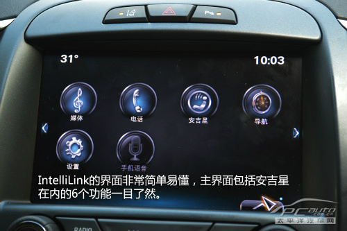 尽享触碰快感 车载系统intellilink体验